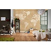 Komar Into Adventure Fotobehang Vintage World Map - IAX10-0027