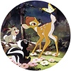 Komar Into Adventure; Komar Dots Behangcirkel Disney - Bambi - Butterfly - DD1-045 Komar Into Adventure; Komar Dots Behangcirkel Disney - Bambi - Butterfly - DD1-045