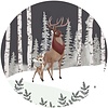 Komar Into Adventure; Komar Dots Behangcirkel Disney - Bambi - Great Prince - DD1-014