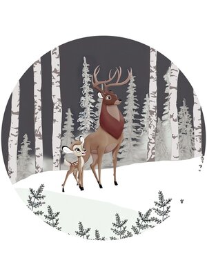 Komar Into Adventure; Komar Dots Behangcirkel Disney - Bambi - Great Prince - DD1-014