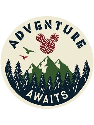 Komar Into Adventure; Komar Dots Behangcirkel Disney - Mickey Mouse - Adventure - DD1-033
