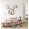 Komar Into Adventure; Komar Dots Behangcirkel Disney - Mickey Mouse - Head Wildflowers - DD1-013