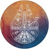 Komar Into Adventure; Komar Dots Behangcirkel Star Wars - Millennium Falcon - DD1-027