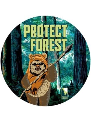 Komar Into Adventure; Komar Dots Behangcirkel Star Wars - Protect the Forest - DD1-015 Komar Into Adventure; Komar Dots Behangcirkel Star Wars - Protect the Forest - DD1-015