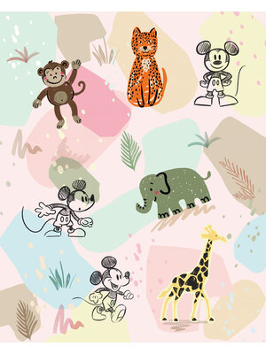 Komar Into Wonderland Fotobehang Disney - Mickey Mouse - Mickey Safari - IADX4-098
