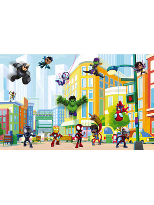 Komar Into Wonderland Fotobehang Marvel Spidey Sightseeing Tour with Friends - IADX8-117 Komar Into Wonderland Fotobehang Marvel Spidey Sightseeing Tour with Friends - IADX8-117