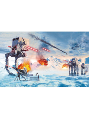 Komar Into Wonderland Fotobehang Star Wars Hoth Showdown - IADX8-118 Komar Into Wonderland Fotobehang Star Wars Hoth Showdown - IADX8-118