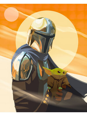 Komar Into Wonderland Fotobehang The Mandalorian Hunt for Grogu - IADX4-094 Komar Into Wonderland Fotobehang The Mandalorian Hunt for Grogu - IADX4-094