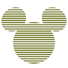 Komar Into Wonderland; Komar Dots Behangcirkel Disney - Mickey Mouse - Head - DD1-063 Komar Into Wonderland; Komar Dots Behangcirkel Disney - Mickey Mouse - Head - DD1-063