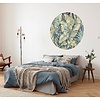Komar Le Jardin; Komar Dots Behangcirkel Feuilles Tropicales - D1-090