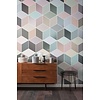 Noordwand Komar Pure Fotobehang Cubes Pastel - P027-VD2