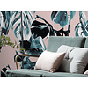 Noordwand Komar Pure Fotobehang Monstera Rose - P016-VD4 Noordwand Komar Pure Fotobehang Monstera Rose - P016-VD4