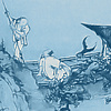 Noordwand Komar Raw Fotobehang Blue China - R2-005