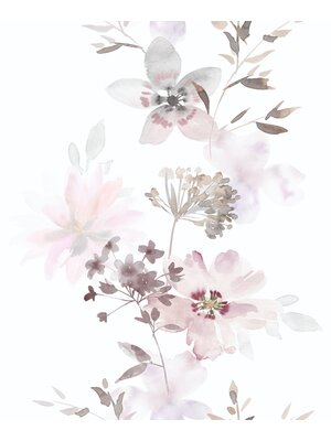 Kylie Behang met aquarel bloemen - 81623 Kylie Behang met aquarel bloemen - 81623
