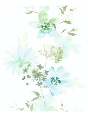 Kylie Behang met aquarel bloemen - 81624 Kylie Behang met aquarel bloemen - 81624