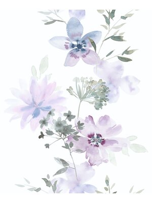 Kylie Behang met aquarel bloemen - 81625 Kylie Behang met aquarel bloemen - 81625