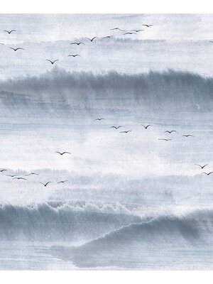 Kylie Behang met lucht en vogel print - 81627 Kylie Behang met lucht en vogel print - 81627