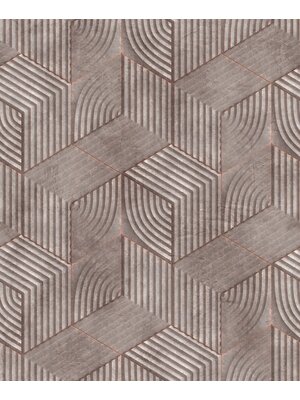 Kylie; The New Design Book Behang met grafische print en lijnen - 81620