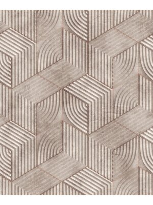 Kylie; The New Design Book Behang met grafische print en lijnen - 81622