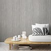 Leyla Behang houten latjes met schaduweffect - 81696 Leyla Behang houten latjes met schaduweffect - 81696