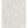 Leyla Behang met hexagon patroon - 81699