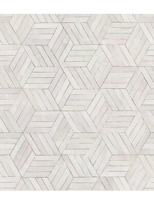 Leyla Behang met hexagon patroon - 81699