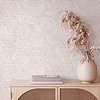 Leyla Behang met hexagon patroon - 81699