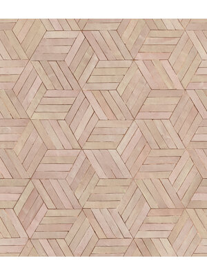 Leyla Behang met hexagon patroon - 89001 Leyla Behang met hexagon patroon - 89001