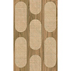 Leyla Behang met rotan en hout patroon - 81638