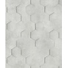 Loft Behang met 3D hexagon print - 34159