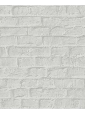 Loft Behang met bakstenen print - 34166