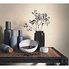 Loft Behang met grove vissengraat print - 59301
