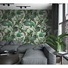 Loft Fotobehang met grote bladeren en monstera print - 34197
