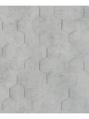 Loft; The New Design Book Behang met 3D hexagon print - 34160