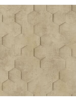 Loft; The New Design Book Behang met 3D hexagon print - 34163
