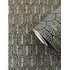 Lustre Behang met Art Deco boogjesprint - F-VL6007 Lustre Behang met Art Deco boogjesprint - F-VL6007
