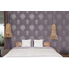 Lustre Behang met grote metallic ornamenten - CM2481