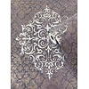 Lustre Behang met grote metallic ornamenten - CM2481