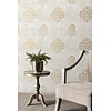 Lustre Behang met grote metallic ornamenten - CM2485