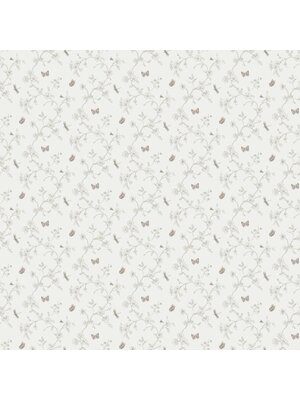 Miniatures 3 Behang met bloemen en vlinders - G67853