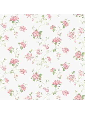 Miniatures 3 Behang met hortensia's - G68718 Miniatures 3 Behang met hortensia's - G68718