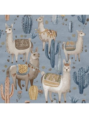 MiniMe Behang met alpaca's - 17113