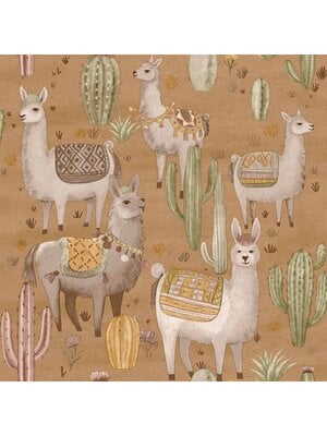 MiniMe Behang met alpaca's - 17114