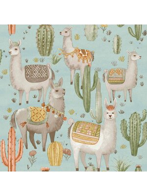 MiniMe Behang met alpaca's - 17115