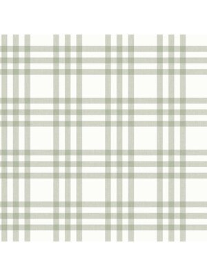 MiniMe Behang met groene tartan ruit - 17152