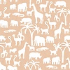 MiniMe Behang met silhouetten van jungle dieren - 17131 MiniMe Behang met silhouetten van jungle dieren - 17131