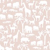 MiniMe Behang met silhouetten van jungle dieren - 17134 MiniMe Behang met silhouetten van jungle dieren - 17134