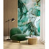 Mona Fotobehang marmer groen-goud - 81681 Mona Fotobehang marmer groen-goud - 81681
