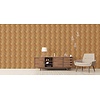 Natural FX 2 Behang met houten visgraat planken - G67998