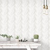 Natural FX 2 Behang met houten visgraat planken - G68000